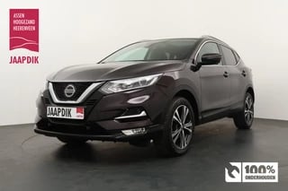 Nissan QASHQAI BWJ 2019 1.2 116 PK N-Connecta PANORAMA / 360 CAMERA / KEYLESS ENTRY + START / PRIV. GLAS / CLIMA / NAVI / BLUETOOTH / CRUISE / LMV 18 INCH / MULTIFUNCT. STUUR