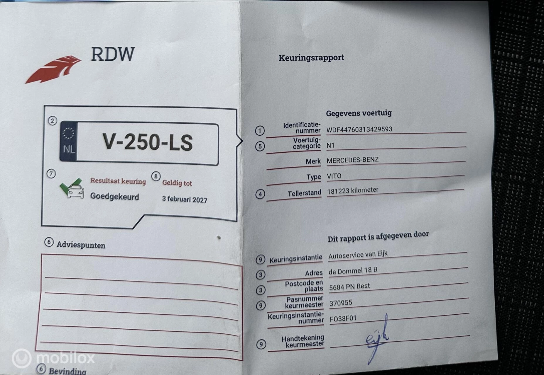 Hoofdafbeelding Mercedes-Benz Vito