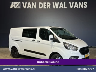 Ford Transit Custom 2.0 TDCI 130pk L2H1 Dubbele Cabine Euro6 Airco | 6-Zits | Camera | Navigatie | LED | Apple Carplay Android Auto, Cruisecontrol, Stoelverwarming, Verwarmde voorruit, Parkeersensoren, Achterklep