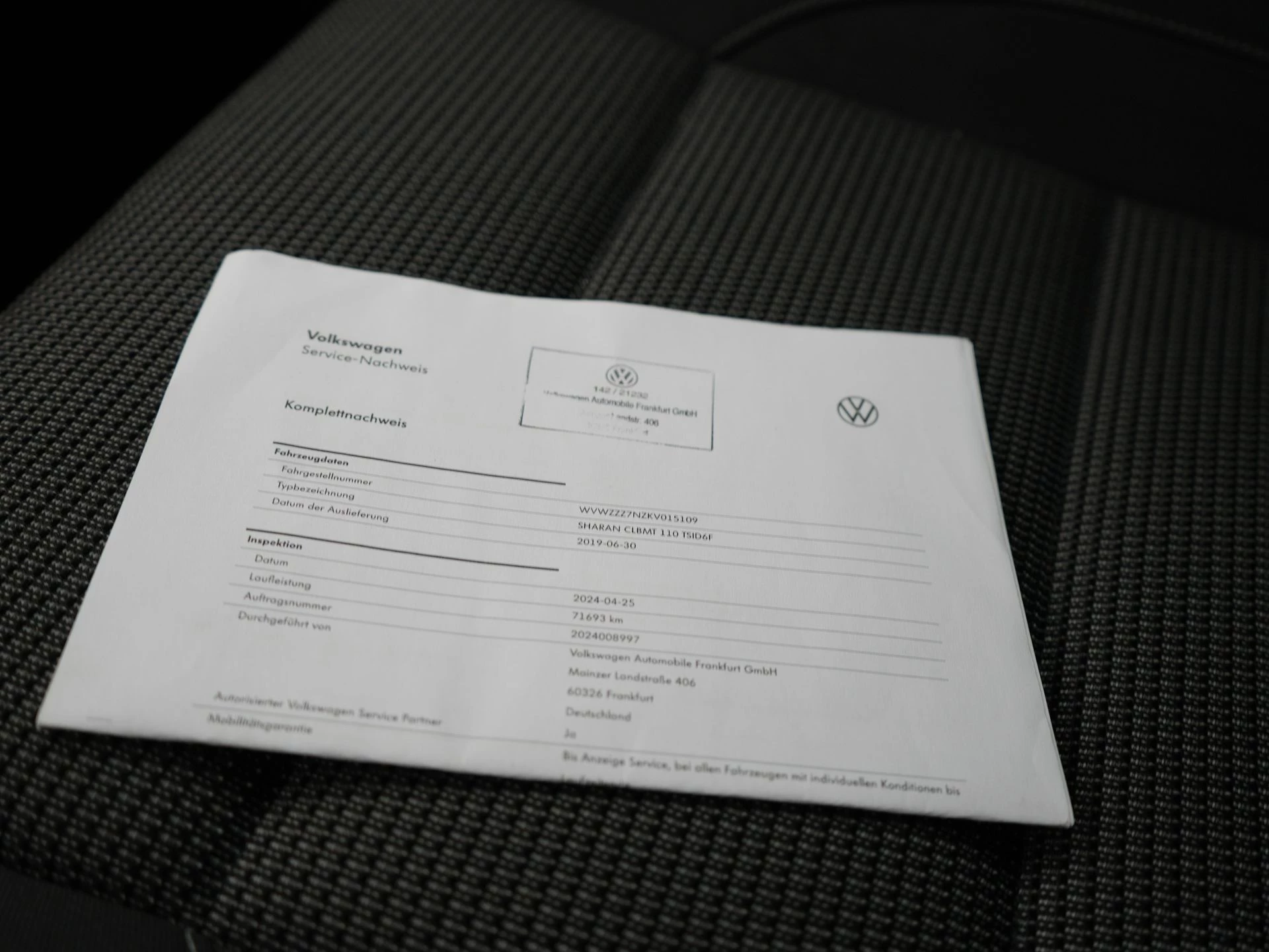 Hoofdafbeelding Volkswagen Sharan