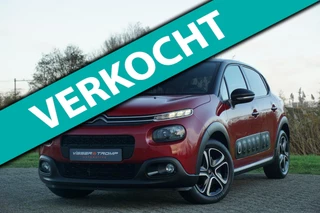 Citroen C3 1.2 PureTech 110pk Shine Automaat - Rouge Rubi/Noir Onyx - Carplay/PDC/LaneAssist