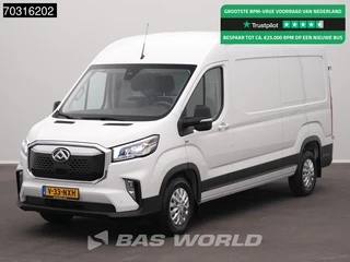 Maxus eDeliver 9 Elektrisch 72kWh 288km WLTP Stad 204PK Snelladen LED Airco Cruise Camera Parkeersensoren Euro6 L2 Airco Trekhaak