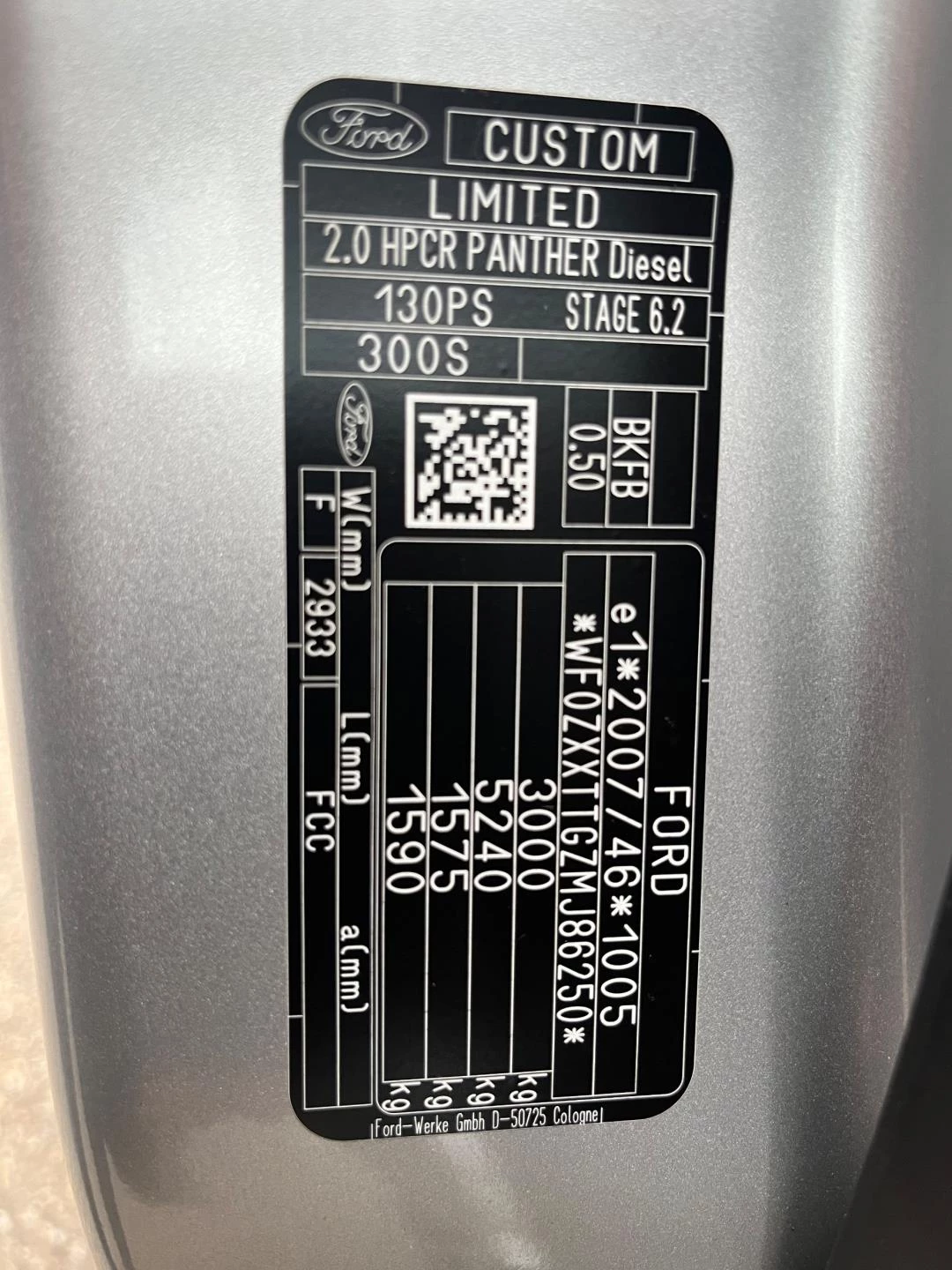 Hoofdafbeelding Ford Transit Custom