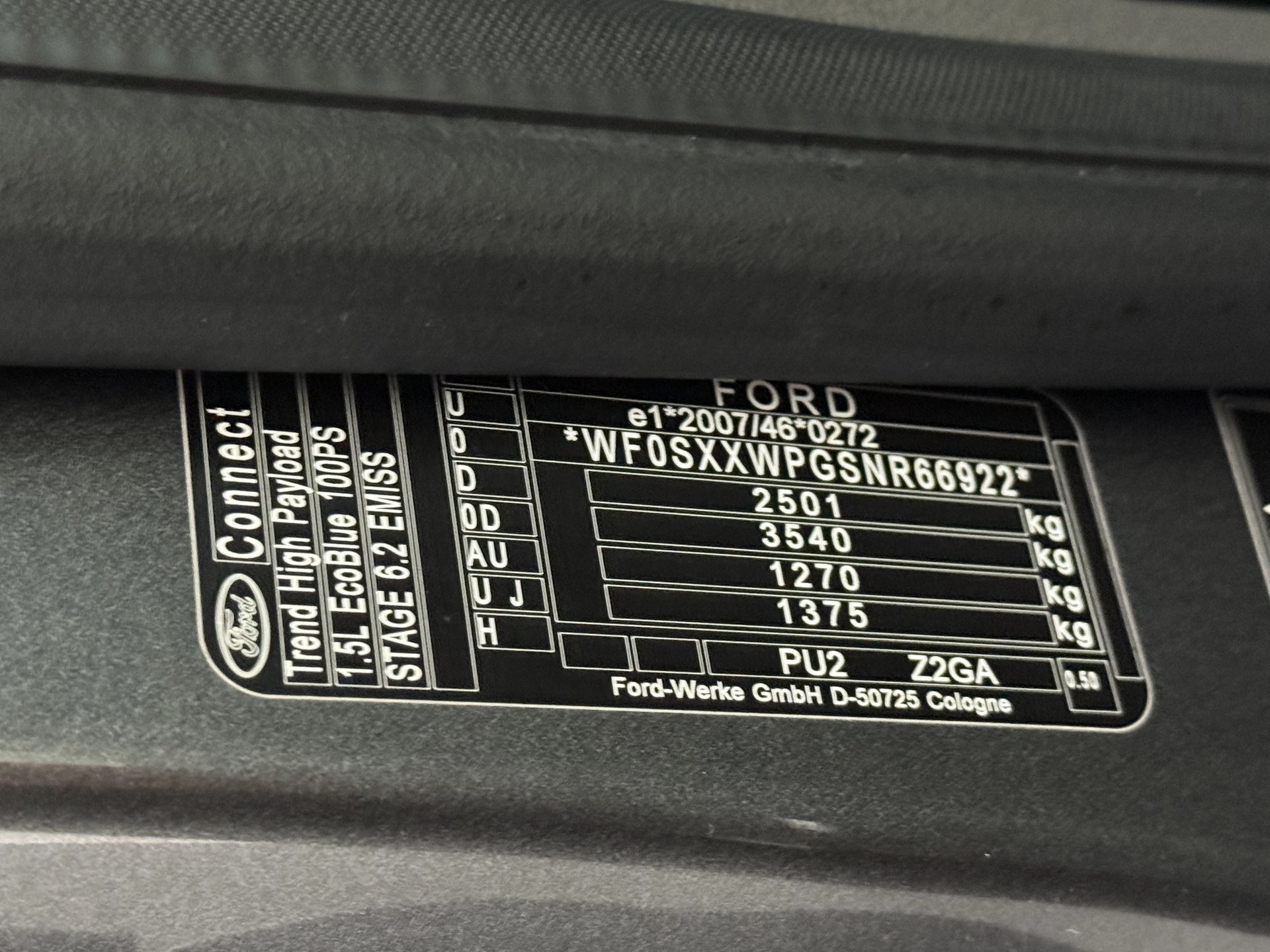 Hoofdafbeelding Ford Transit Connect