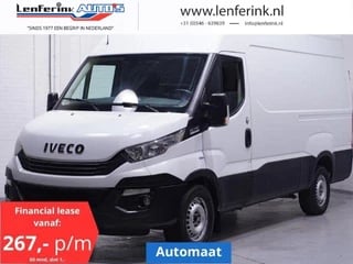 Iveco Daily 35S14 140 pk Automaat L2H2 Navi, Camera Trekhaak 3.500 kg, Airco ECC, Cruise Control, 2-Zits, NAP, 1e Eigenaar