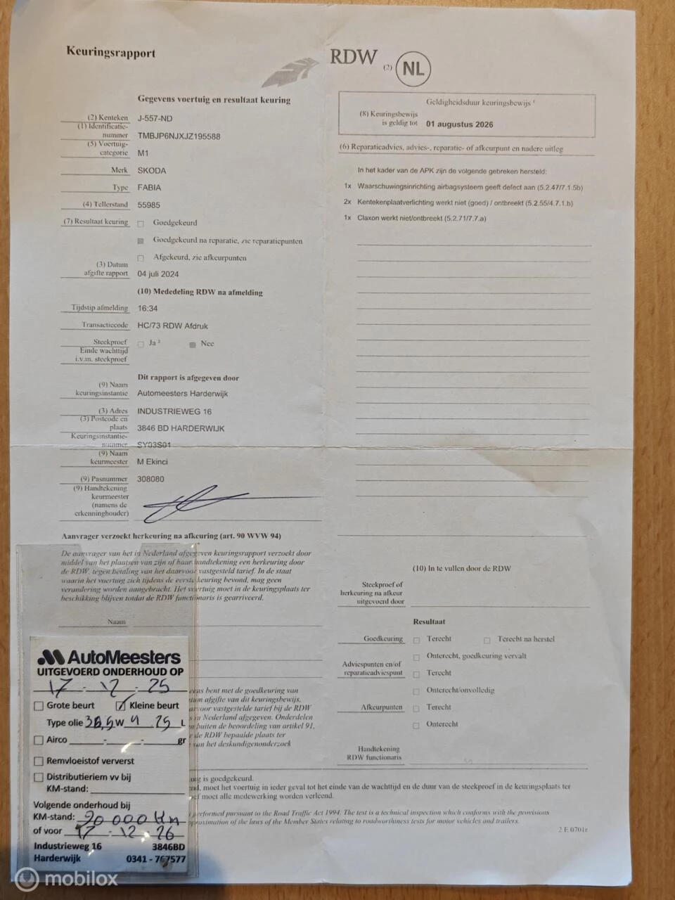 Hoofdafbeelding Škoda Fabia