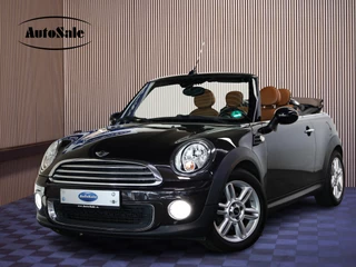 Hoofdafbeelding MINI Cooper Cabrio MINI Cooper Cabrio 1.6 AUTOMAAT Chili LEDER NAVI BT STOELVW PDC '15