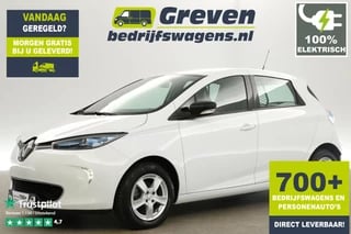 Renault ZOE Cargo | Huur-accu | 40KwH Grijs Kenteken Elektrisch Automaat | 2 Persoons | VAN Clima Cruise PDC Virtual LED 15"LMV