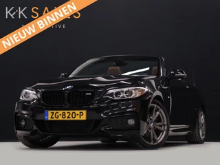 BMW 2 Serie Cabrio 220i High Executive M Sport [VOL LEDER, HARMAN KARDON, MEMORY SEATS, GROOT NAVI, FLIPPERS, STOELVERWARMING, CAMERA, NIEUWSTAAT]