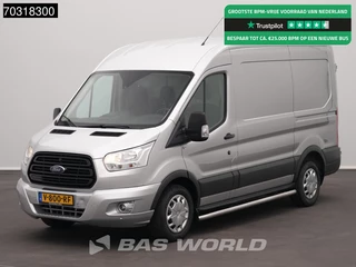 Ford Transit 130pk Automaat L2H2 Trekhaak ACC Navi Airco Camera Parkeersensoren v+a APK 03-2027 Euro6 L2 Airco Trekhaak
