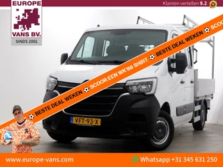 Renault Master T35 2.3 dCi 135pk L2 D.C. Open Laadbak Airco/Navi 05-2020