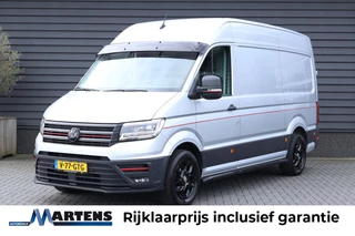 Volkswagen Crafter 35 2.0 TDI 140pk DSG L3H3 Exclusive Trekhaak Camera Leder Led Sidebars Zonneklep Navigatie Bijrijdersbank
