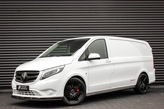 Mercedes-Benz VITO 163PK LANG JB-EDITION FULL BLACK / AMG / SPOILER / VERLAGINGSVEREN / NAVIGATIE / SIDE-BARS / FULL / NAVI
