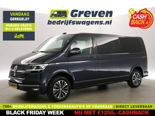 Volkswagen Transporter 2.0 TDI L2H1 Bulli | 150PK | DC | Automaat | Airco | Camera | Carplay | LED | Virtual | Navi | Parkeersens.