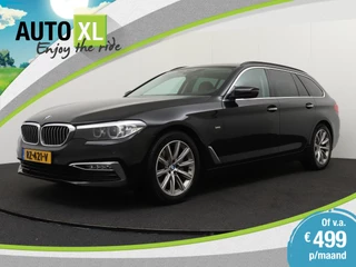 BMW 5 Serie Touring 520d Luxury Line Trekhaak Leder-Sportstoelen 18'LMV 