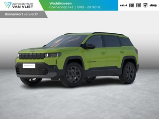 Hoofdafbeelding Jeep Compass Jeep Compass 1.2 e-Hybrid First Edition | Adapt. Cruise | Camera | Carplay | 18" | Elektr. A-Klep | Navi | Winter Pack