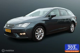 Seat Leon ST 1.0 EcoTSI Style Business Intense, DSG, Camera, Pdc voor + achter, App connect, Cruise, Clima, Navi, Donkerglas, 16 inch Lmv.