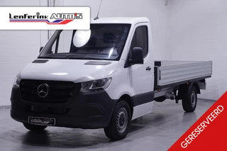Mercedes-Benz Sprinter 317 CDI 170 pk Automaat Pick Up / Open Laadbak Airco, Cruise control, Apple Carplay, LxBxH 430x203x40 cm, Nieuw
