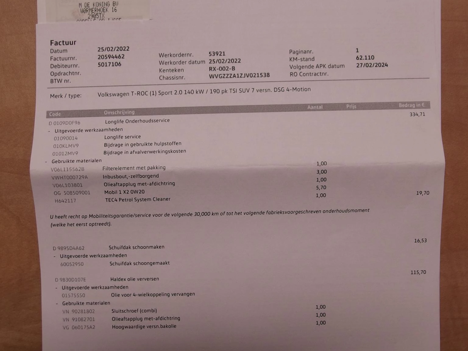 Hoofdafbeelding Volkswagen T-Roc