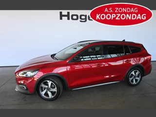 Ford Focus Wagon 1.0 EcoBoost Hybrid Active X Business Adaptieve Cruise control Airco Stoelverwarming Trekhaak Navigatie Inruil Mogelijk!