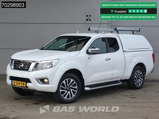 Nissan Navara 160PK Trekhaak Navi Airco Cruise Camera Parkeersensoren Standkachel Werkplaatsinrichting Euro6 Airco Trekhaak Cruise control
