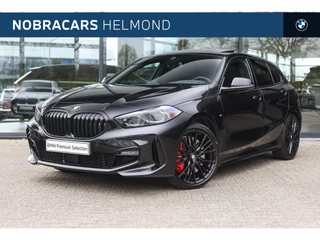 BMW 1 Serie 118i High Executive M Sport Automaat / Panoramadak / Sportstoelen / Adaptieve LED / Achteruitrijcamera / Live Cockpit Professional / Stoelverwarming