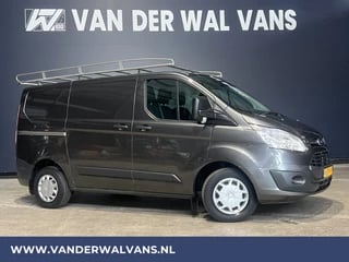 Ford Transit Custom 2.0 TDCI L1H1 Euro6 Airco | Navigatie | Trekhaak | Imperiaal | Cruisecontrol Parkeersensoren, Bijrijdersbank