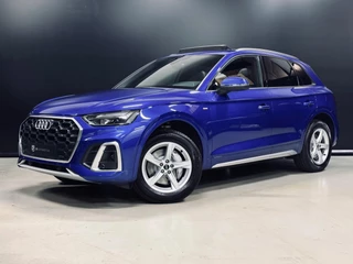 Audi Q5 50 TFSI e 3X S-Line Facelift! 265PK, Pano, Virtual Cockpit, Hud, Cam, Blind Spot, Navi, PDC, Cruise, Dealer Onderhoud