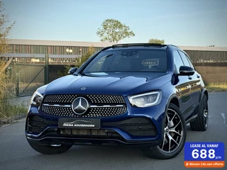 Mercedes GLC-klasse 300de 4MATIC AMG Panoramadak|Camera 360°|Burmester®|Luchtvering|Keyless|Night pakket|Trekhaak|Distronic|Multibeam LED|Sfeerverlichting