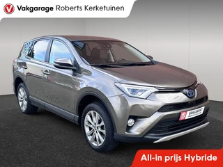 Hoofdafbeelding Toyota RAV4 Toyota RAV4 2.5 Hybrid e-CVT 2WD Style – Toyota onderhouden Trekhaak Leder