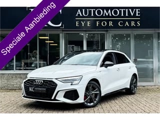 Audi A3 Sportback 45 TFSIe 3x S-Line | VAN € 36950,- VOOR € 34777,- Carbon | Matrix | Pano | B&O