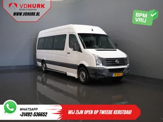 Volkswagen Crafter 35 2.0 TDI L3H2 EXPORT ONLY! €9.559 incl BTW/BPM Rolstoellift/ 9 Pers/ 9P/ Sidebars/ Rearbar/ Airco