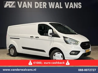 Ford Transit Custom 2.0 TDCI L2H1 Euro6 # Airco | Camera | Apple Carplay | Android Auto | LED | Cruisecontrol Parkeersensoren, verwarmde voorruit, Bijrijdersbank, 2800kg trekvermogen
