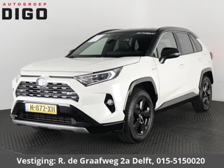 Toyota RAV4 2.5 Hybrid AWD Bi-Tone | 1650 KG trekgewicht | Trekhaak | Parkeersensoren | Apple Carplay & AndroidAUTO | Adapt.Cruise Control |
