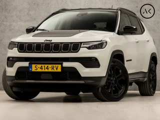 Jeep Compass 4xe 240 Plug-in Hybrid Electric Upland 240Pk Automaat (APPLE CARPLAY, GROOT NAVI, VIRTUAL COCKPIT, 360 CAMERA, KEYLESS, LEDER, SPORTSTOELEN, ADAPTIVE CRUISE, LANE ASSIST, NIEUWSTAAT)