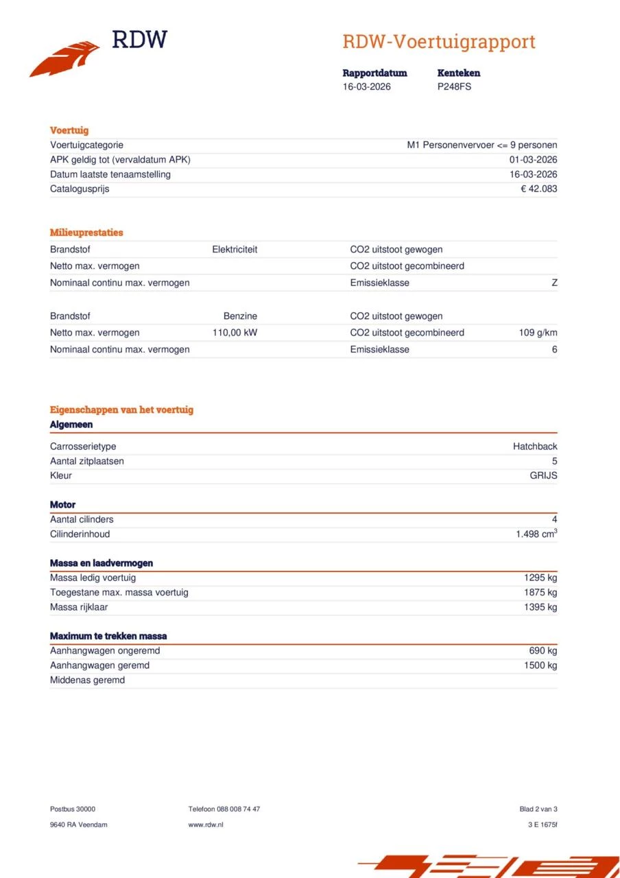 Hoofdafbeelding Audi A3