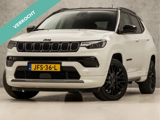 Jeep Compass 4xe 240 Plug-in Hybrid Electric S Sport 240Pk Automaat (VIRTUAL COCKPIT, APPLE CARPLAY, GROOT NAVI, LEDER, CAMERA, SPORTSTOELEN, ADAPTIVE CRUISE, KEYLESS, STOELVERWARMING, NIEUWSTAAT)