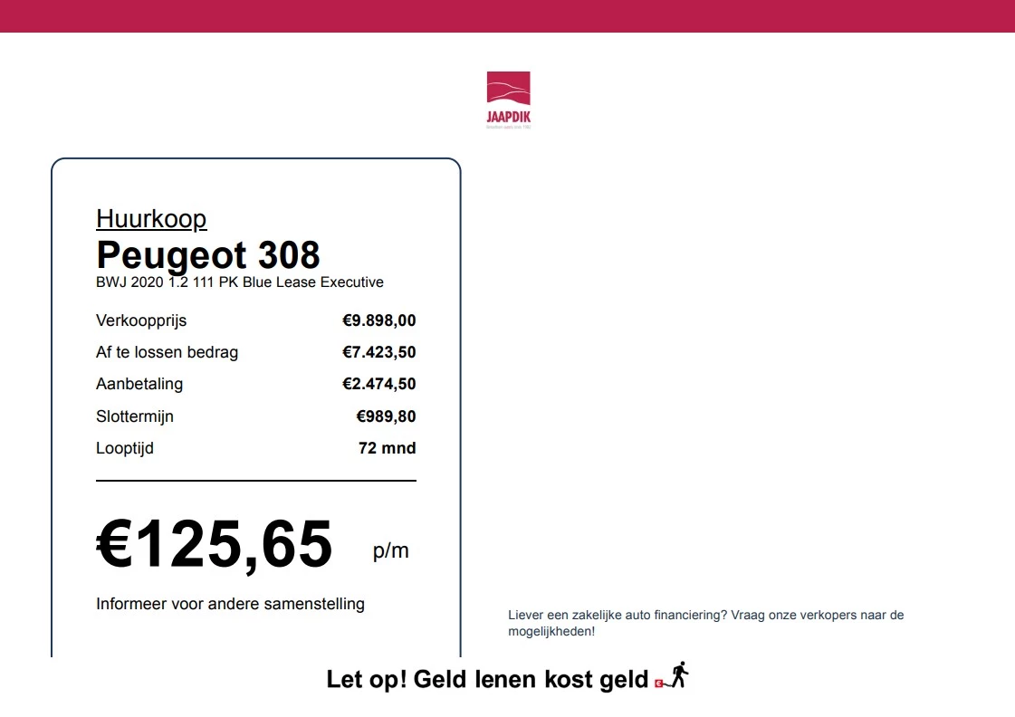 Hoofdafbeelding Peugeot 308