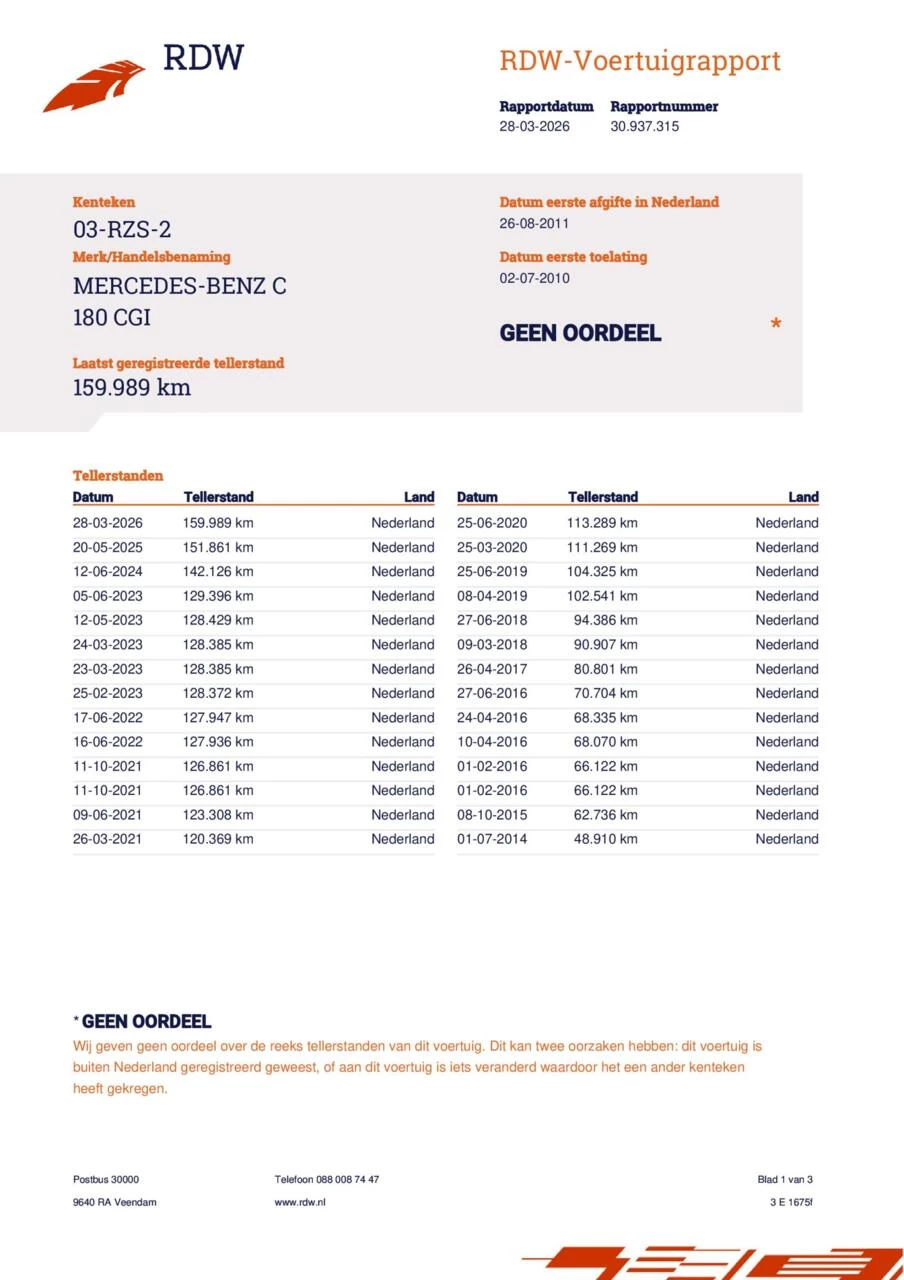 Hoofdafbeelding Mercedes-Benz C-Klasse