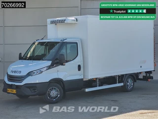 Hoofdafbeelding Iveco Daily Iveco Daily 35S18 BPM VRIJ! 3.0L Laadklep Koelwagen Vriezer Thermoking V-200 MAX 220V stekker -18 LED Navi Airco ACC Koel Koeler Kühler Kühlwagen Kühlkoffer Vries Frigo Bakwagen Airco