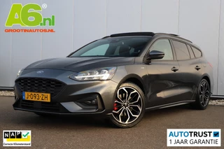 Ford Focus Wagon 1.0 EcoBoost Hybrid ST Line X Business Trekhaak Panoramadak 18 inch Navigatie LED Carplay Android Airco Cruise Control Rijstrooksensor Winter Pakket