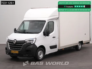 Renault Master 145PK Lowliner Bakwagen LED Navi Airco Cruise Camera Euro6 Meubelbak Koffer Verkoopwagen Pakketwagen Airco Cruise control