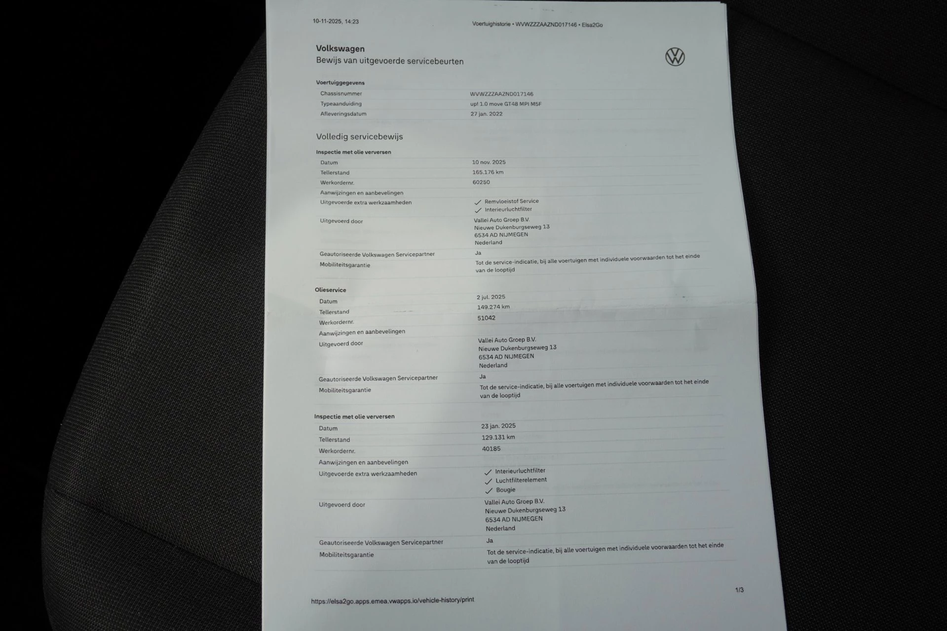 Hoofdafbeelding Volkswagen up!