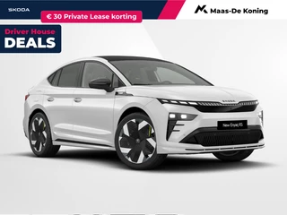 Škoda Enyaq coupé iv RS Elektromotor 250 kW / 340 PK SUV | 21'' inch Vision Velgen | Business Upgrade Advanced | Trekhaak wegklapbaar | €3000,- inruilpremie