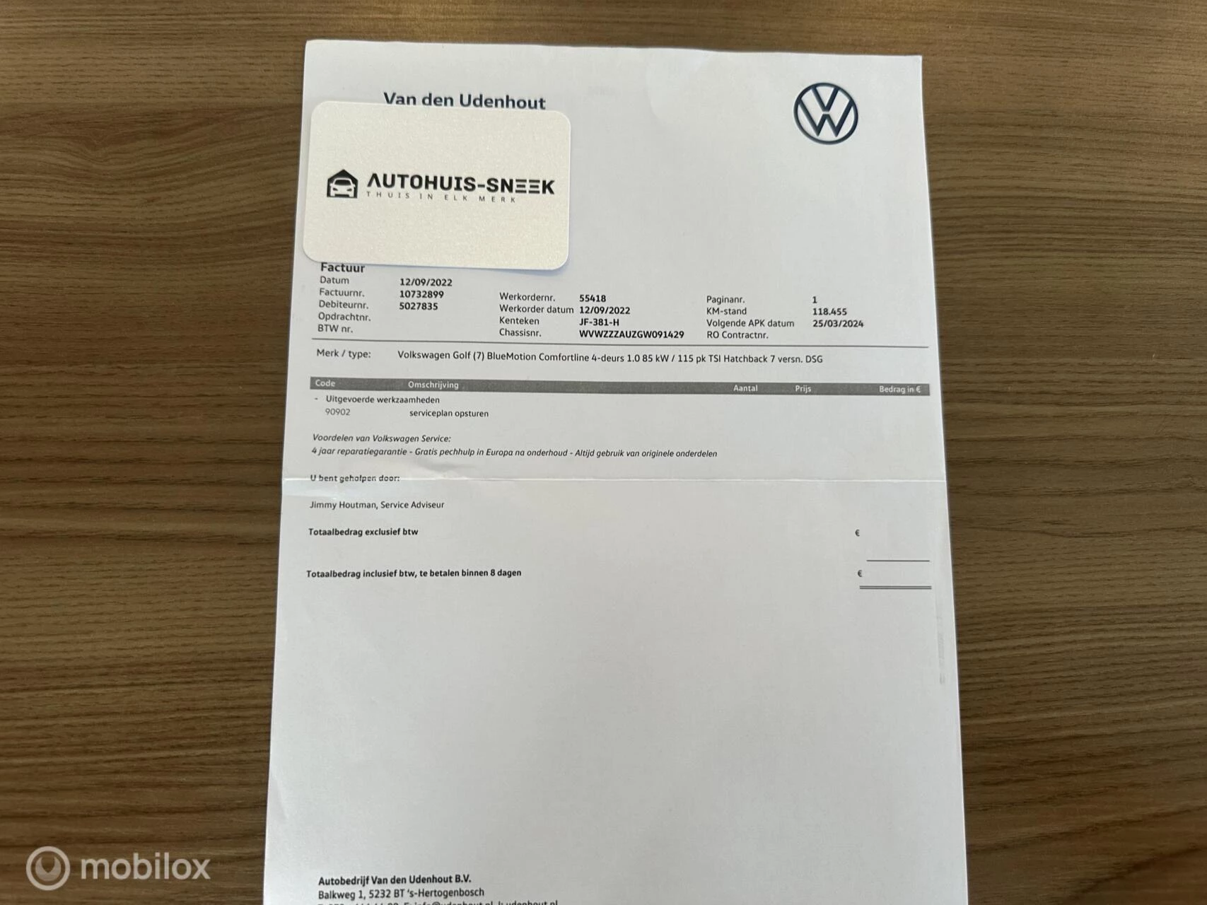 Hoofdafbeelding Volkswagen Golf
