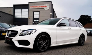 Mercedes-Benz C-klasse Estate 350 e Business Solution AMG | Burmester Sound System | Luxe Leder | Stoelverwarming | Cruise control