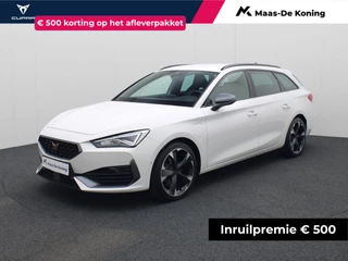 CUPRA Leon Sportstourer 1.4e-Hybrid 150kW 204PK VZ DSG automaat · Navigatie · Apple/Android Car Play · Camera + Parkeersensoren · Keyless