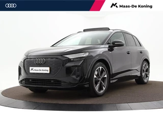 Hoofdafbeelding Audi Q4 e-tron Audi Q4 e-tron 40 204pk S Competition 77 kWh · Camera · Panoramadak · Sonos Audio · Warmtepomp · Elek. Trekhaak · 20'' Inch ·