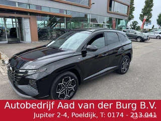 Hyundai Tucson 1.6 T  PHEV N Line Sky 4WD  65km Electr rijden  hierna Hybride , N-Line Luxe uitvoering Panorama Schuif / Kantel dak  , Dodehoek directie , 360o camera , Navigatie , Electr voorstoelen