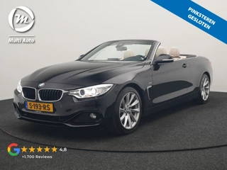 BMW 4 Serie Cabrio 420i Sport Line Individual 184pk Dealer O.H. | Lederen Sportstoelen Memory & Verwarmd | Nekverwarming | Hardtop | Navigatie | Cruise Control |